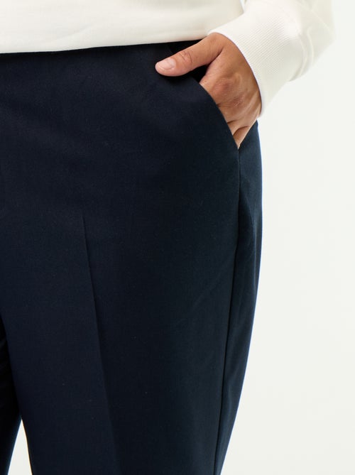 Pantalón cigarette liso - Kiabi