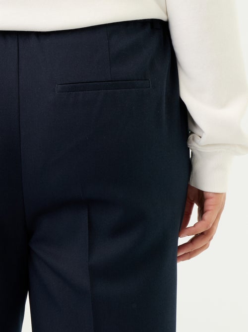 Pantalón cigarette liso - Kiabi