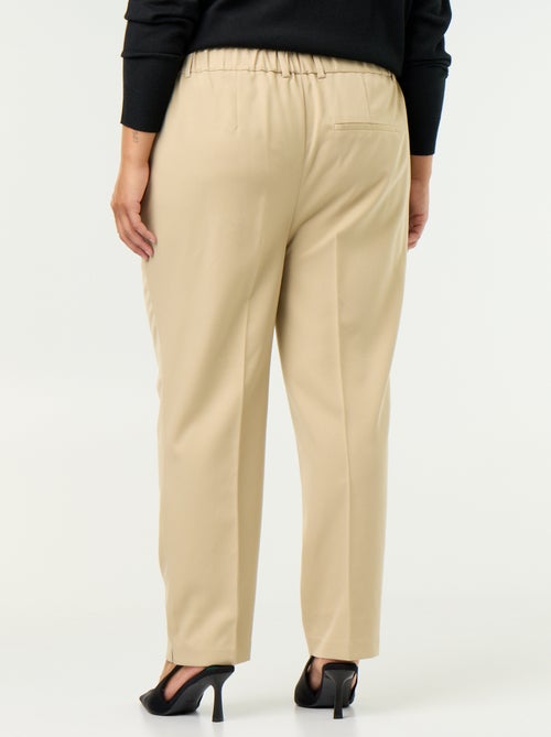 Pantalón cigarette liso - Kiabi