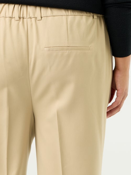 Pantalón cigarette liso - Kiabi
