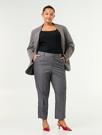 Pantalón cigarette liso