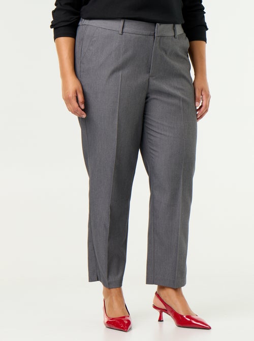 Pantalón cigarette liso - Kiabi