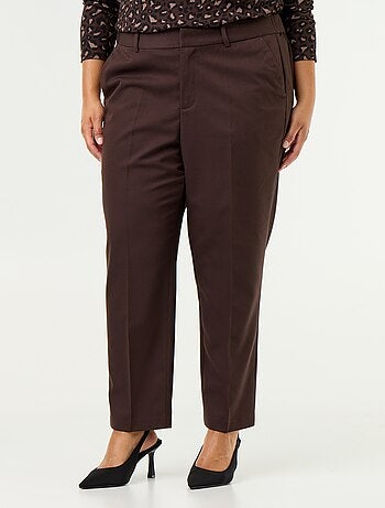 Pantalón cigarette liso