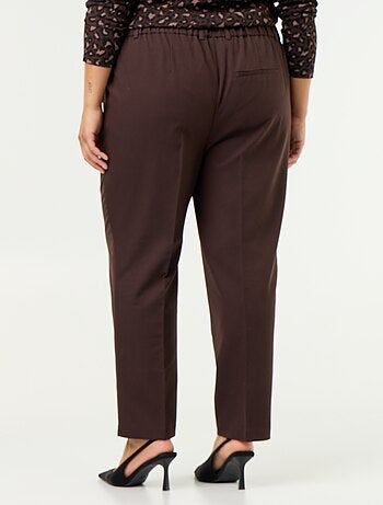 Pantalón cigarette liso