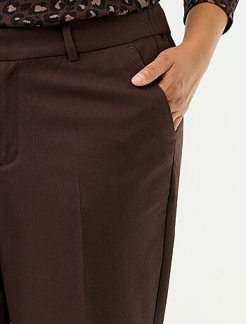 Pantalón cigarette liso