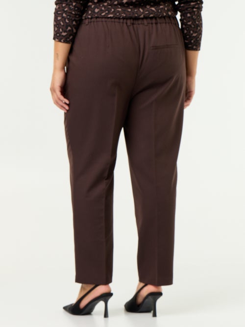 Pantalón cigarette liso - Kiabi