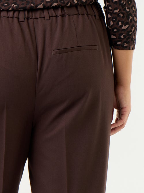 Pantalón cigarette liso - Kiabi