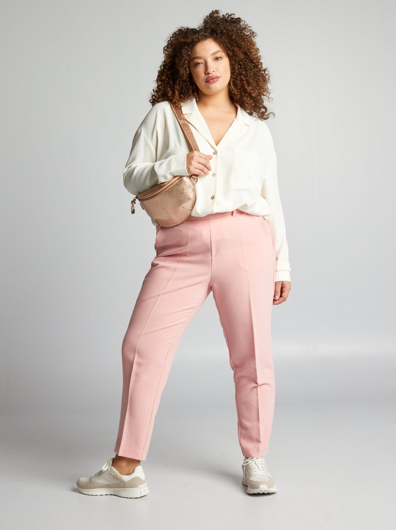 Pantalón cigarette - ROSA - Tallas grandes - Mujer - 20.00€