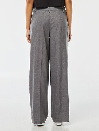 Pantalón city ancho con pinzas
