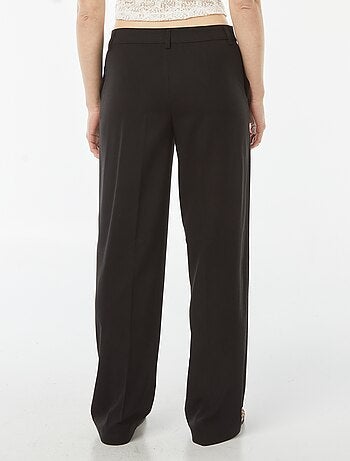 Pantalón city ancho con pinzas