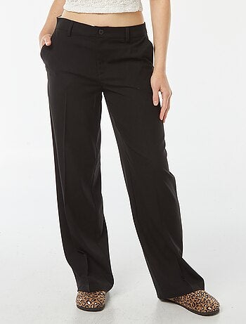Pantalón city ancho con pinzas