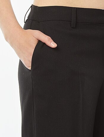 Pantalón city ancho con pinzas