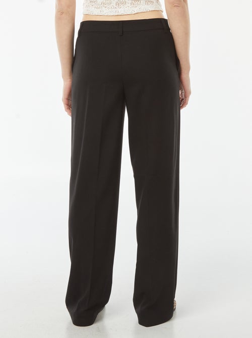 Pantalón city ancho con pinzas - Kiabi