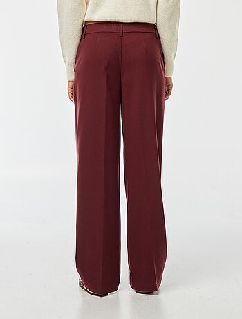 Pantalón city ancho con pinzas