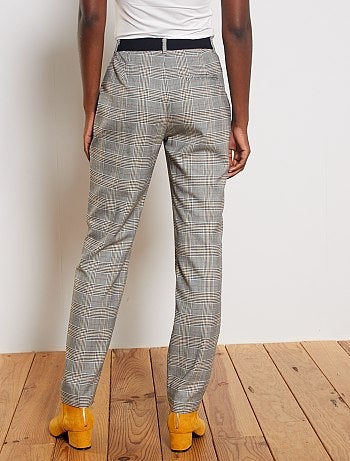 Pantalón city con corte recto - Kiabi