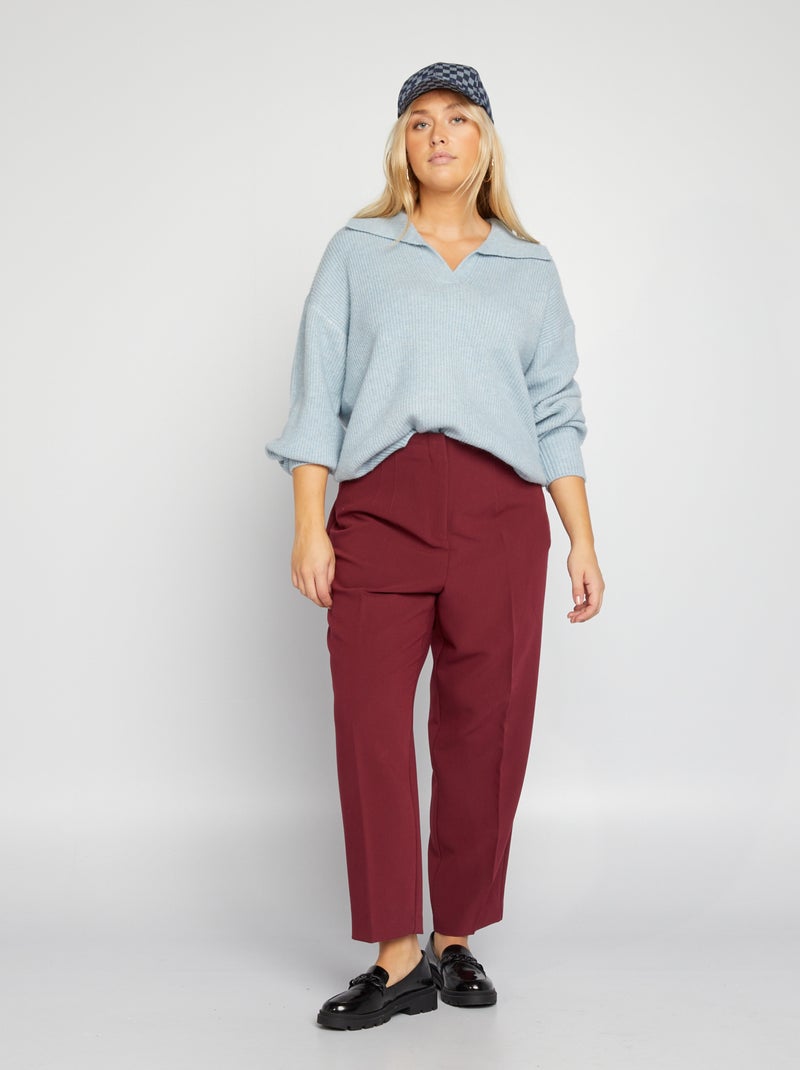 Pantalón city ROJO - Kiabi