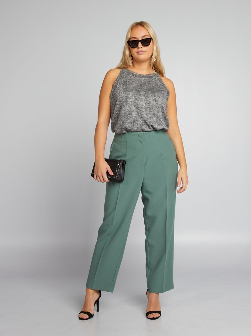 Pantalón city VERDE - Kiabi