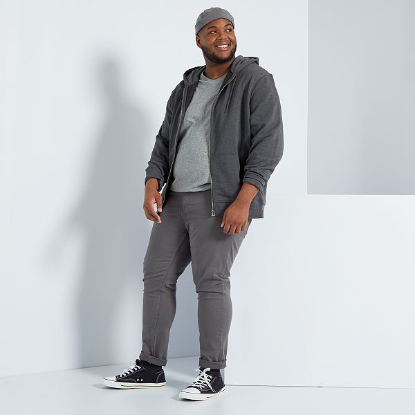 Pantalón con 5 bolsillos fitted L34 Tallas grandes hombre - Kiabi - 15,00€