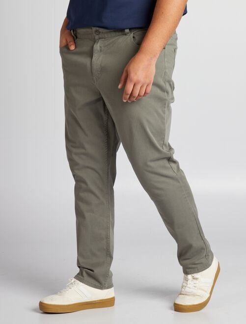 Pantalón con 5 bolsillos fitted L34 - Kiabi
