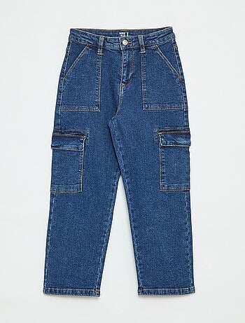 Pantalón con bolsillos con solapa - corte + cómodo