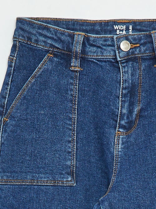 Pantalón con bolsillos con solapa - corte + cómodo - Kiabi