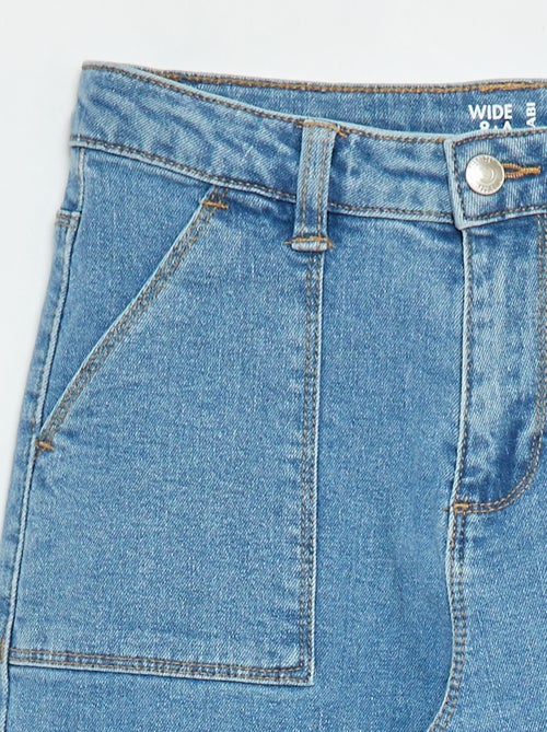 Pantalón con bolsillos con solapa - corte + cómodo - Kiabi