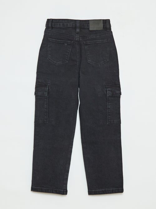 Pantalón con bolsillos con solapa - corte + cómodo - Kiabi