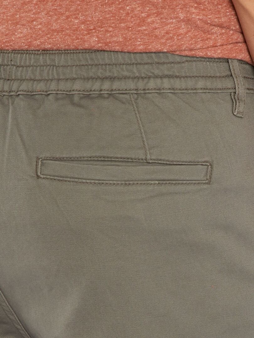 Pantalón con bolsillos KAKI - Kiabi