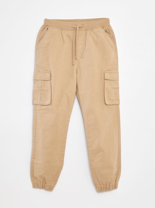 Pantalón con bolsillos y cintura ajustable - Kiabi