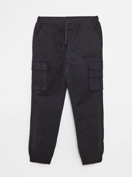 Pantalón con bolsillos y cintura ajustable - Kiabi