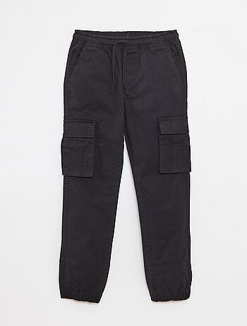 Pantalón con bolsillos y cintura ajustable