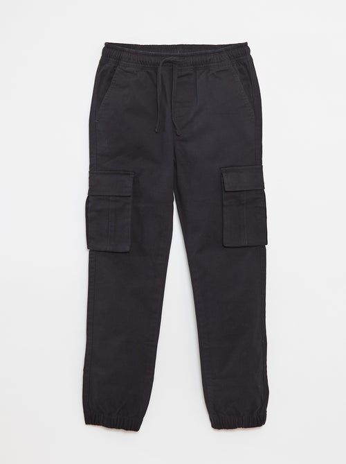 Pantalón con bolsillos y cintura ajustable - Kiabi