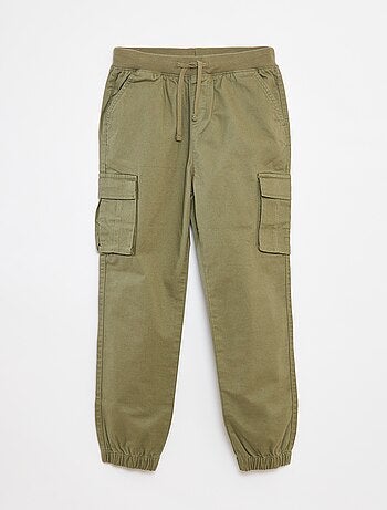 Pantalón con bolsillos y cintura ajustable