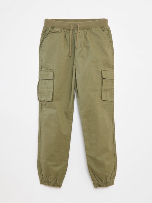 Pantalón con bolsillos y cintura ajustable - Kiabi