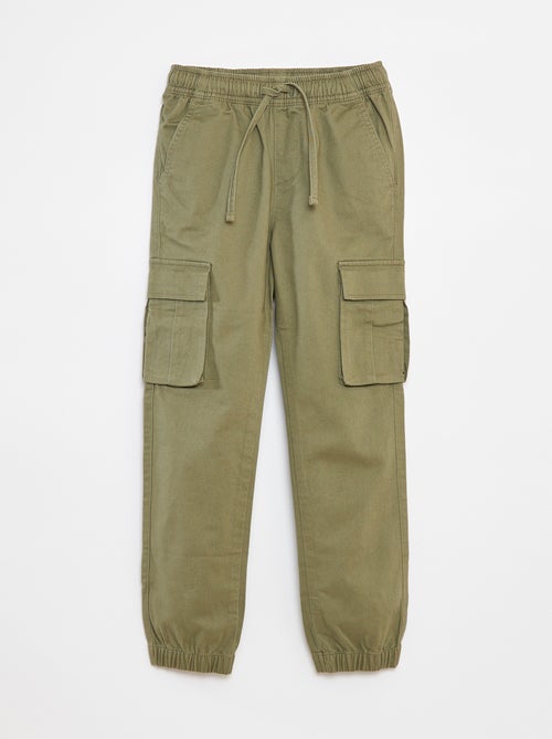 Pantalón con bolsillos y cintura ajustable - Kiabi