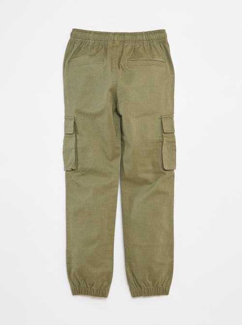 Pantalón con bolsillos y cintura ajustable - Kiabi