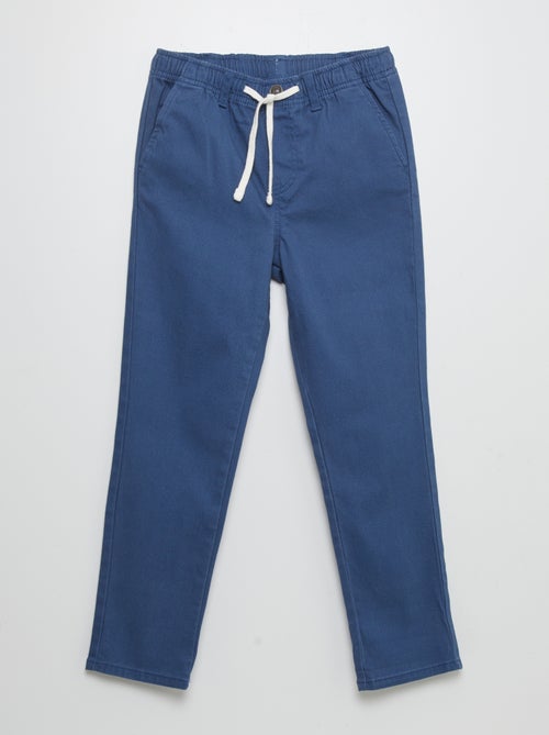 Pantalón con cintura elástica - colección fácil de poner - Kiabi