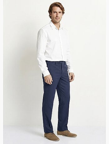 Pantalón con cinturón ajustable de poliéster invisible. - Afibel