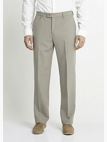 Pantalón con cinturón ajustable de poliéster invisible. - Afibel