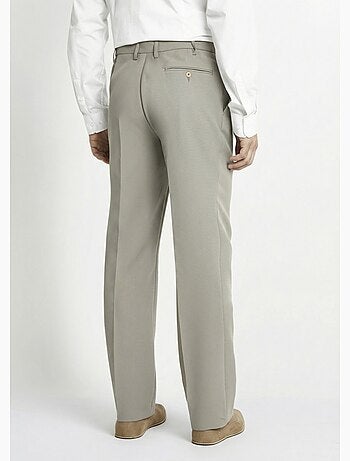 Pantalón con cinturón ajustable de poliéster invisible. - Afibel