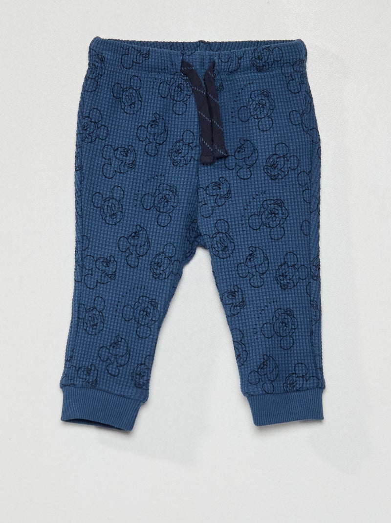 Pantalón con efecto gofrado 'Disney' AZUL - Kiabi