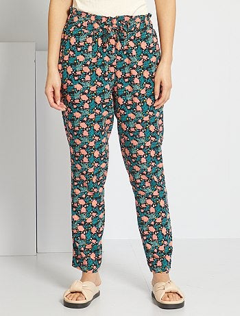 Pantalones rectos de - talla 44 - Kiabi