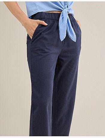 Pantalón con lino, MO Fashion