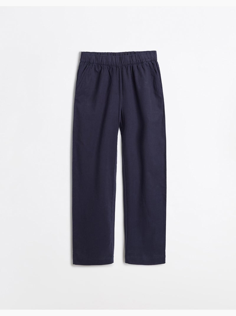 Pantalón con lino, MO Fashion Azul - Kiabi