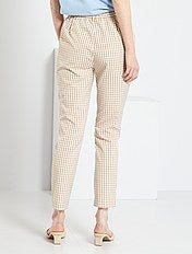 Pantalones rectos Mujer | blanco | Kiabi