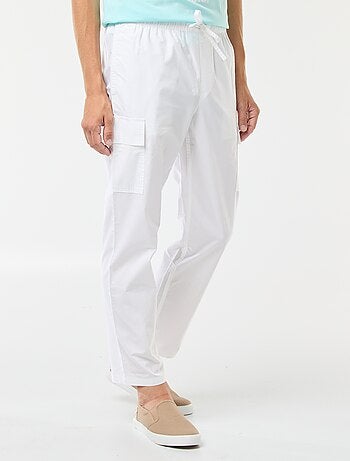 Pantalón con múltiples bolsillos con cintura elástica + cordones