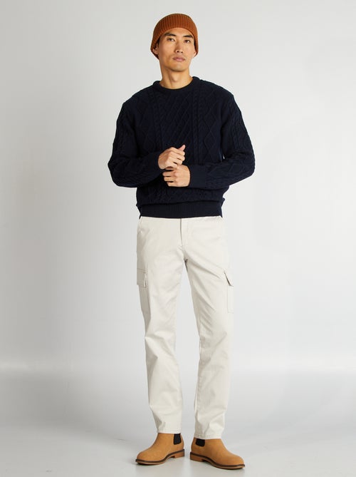 Pantalón con múltiples bolsillos corte recto - Kiabi
