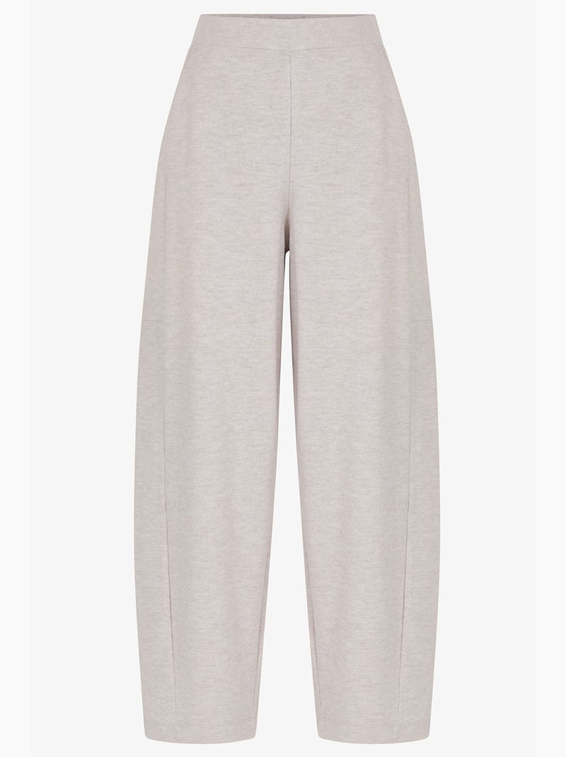 Pantalón confort cálido melange de tiro alto penti Crudo - Kiabi