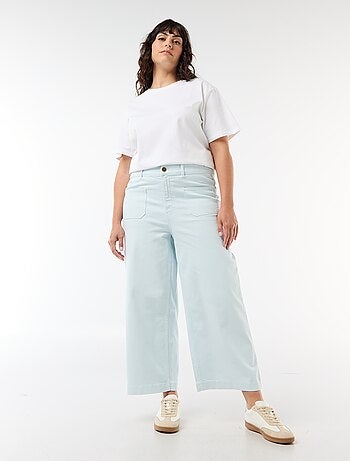 Pantalón corte ancho / wide leg talle estándar