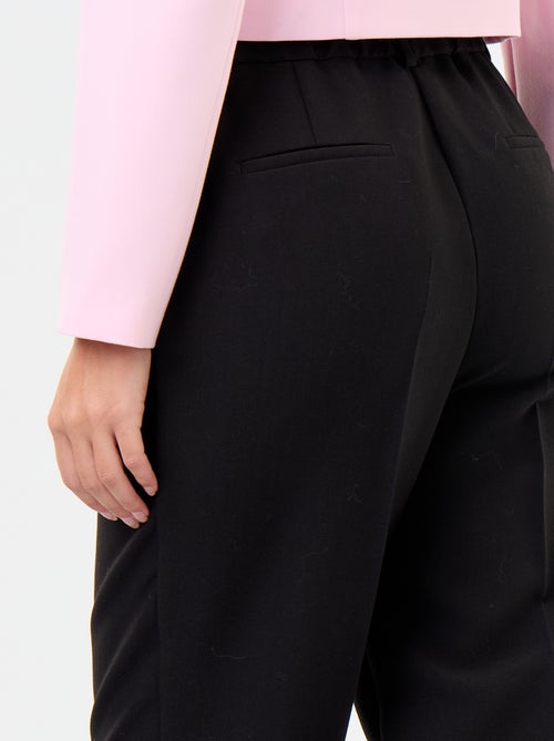 Pantalón corte carrot de tiro alto - Kiabi
